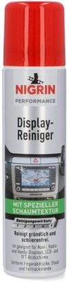 NIGRIN Display- Reiniger, reinigt schlierenfrei, mit spezieller Schaumtextur, 75 ml