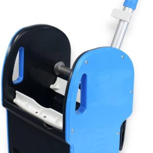 Mopp-Presse für Eimer & Putzwägen aus festem Kunststoff + Metall, passend für 18 & 25 Liter Eimer und Reinigungswägen Blau