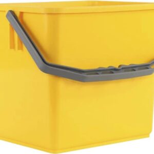 Synx Tools Eimer – für Mopp – Werkwagen – 6L – Gelb Ersatzteile für verschiedene Reinigungswagen 6 Liter Eimer