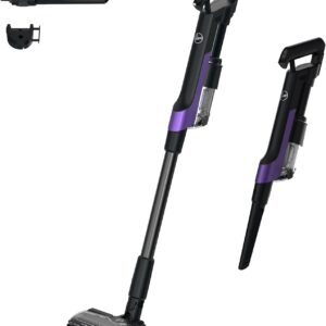 Hoover ultraleichter kabelloser HF2 Akku Staubsauger für alle Böden, mit Verdichtungs-Funktion für 3X mehr Staubkapazität, Anti-Twist gegen Haarverwicklung, LED-Leuchten, 20min Laufzeit [HF2Z10H]