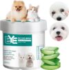 Augenpflege Hund, Augenpads Hund,Augenpflege FingerPads für Hunde,Augenreiniger für Hunde,Tränenfleckenentferner Hund, 130 Stück Augen Reinigungspads, sanfte geruchlose harmlose Hunde augentücher