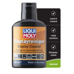 LIQUI MOLY Displayreiniger, Art.-Nr. 21634 I 100ml streifenfreier Bildschirmreiniger für Auto-Display, Monitor, Smartphone, empfindliche Kameras etc. I Auslaufsicherer Screen Cleaner für unterwegs