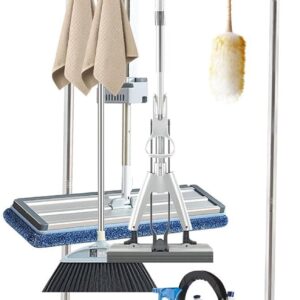 Reinigungswagen auf Rädern, rollender Reinigungswagen für zu Hause | Haushalts-Caddy mit großer Kapazität,Besen-Organizer, Aufbewahrungswerkzeuge für Haushaltsstationen für Krankenhäuser, Fabriken, Ho