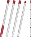 1PC Moppstiel Ersatz 4-Sektionen Einstellbare Edelstahl Kompatibel Mit Vileda Spin Turbo Easy Wring Mopp Moppstangen Moppstange Verstellbare