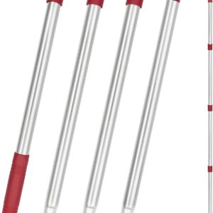 1PC Moppstiel Ersatz 4-Sektionen Einstellbare Edelstahl Kompatibel Mit Vileda Spin Turbo Easy Wring Mopp Moppstangen Moppstange Verstellbare