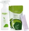 BactoDes Green Aqua Pads, Animal Geruchsentferner Geruchskiller Lufterfrischer, Pulver Tütchen zum Mischen, 4 Stück inkl. Sprühflasche