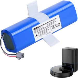 Hvoolee 5600mAh Akku für Proscenic M7 Pro, LDS M7 Pro, M8 Pro,M7 Max, UONI V980 Max,V980 Plus,Xiaomi Viomi S9, Viomi D800 Staubsauger Roboter 14.4V Ersatzakku