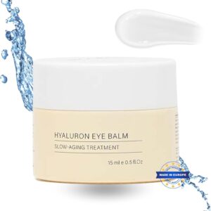 Rosental Organics Hyaluron Eye Balm (15ml) – Anti-Aging Augencreme – Anti-Falten Feuchtigkeitscreme mit Aloe Vera und Jojobaöl – Augenpflege – 100% Naturkosmetik – Made in Österreich
