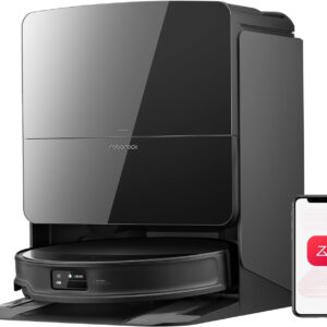 roborock Saros 10R Saugroboter mit Wischfunktion&Hebarem Wischmopp, 7,98cm Ultra-Slim Design, StarSight System 2.0, Zero-Tangle System