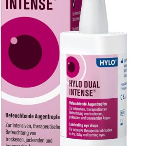 HYLO DUAL INTENSE Augentropfen bei trockenen Augen, intensiv, mit Hyaluronsäure und Ectoin, 10 ml, Lösung