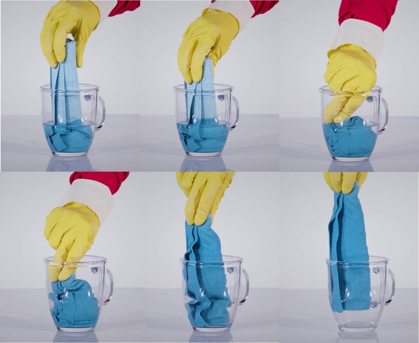 Vileda Microfasertuch, PVA micro, 38 x 35 cm, 5 Stück, Polyester , blau – Bild 7
