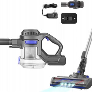Zyklon Akku Kabellos Air Essence Bise, Handstaubsauger Akku in Blau, Staubsauger Kabellos, Akkusauger, Blue Vacuum Cleaner, 100 AirWatt, 210 W, 1.3 liters, 72 Dezibel
