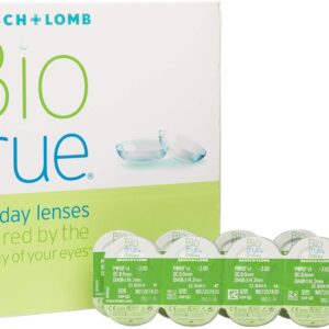 Bausch und Lomb Biotrue ONEday Tageslinsen, sphärische Kontaktlinsen, weich, 90 Stück BC 8.6 mm / DIA 14.2 / -3.25 Dioptrien