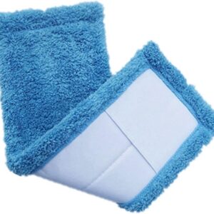 NFOQRVKW Reinigungstuch Ersatz-Reinigungsmopp, Korallenpad, Velet, Haushaltskopf, Heimreinigungszubehör, Reinigungswagen(Blue)