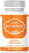 Saint Nutrition NEU Anti ZECKEN Presslinge für Hunde und Katzen– natürliche Behandlung für Ihr Haustier mit Sofortwirkung – Schutz hochwirksam