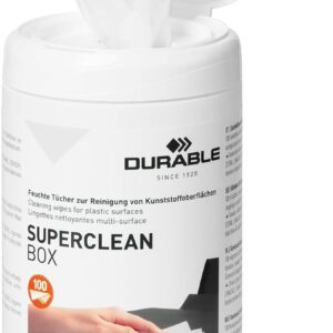 Durable Reinigungstuch Supercleanbox, Spenderdose mit 100 Stück, 570802