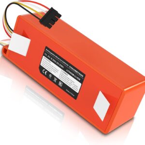 Homesuit 14,4V 6500mAh Ersatzakku für Xiaomi Roborock S5 S50 S51 S55 S6 S7 Xiaowa E20 E25 E35 Xiaomi Mijia Roboter Staubsauger Akku