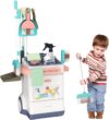Reinigungsset für Kleinkinder von 1 bis 3 Jahren, Reinigungsspielzeugset für Kinder – Kinder-Reinigungswagen 15-teiliges Kinder-Reinigungsset – Kinderbesen, Reinigungsspielzeug für Geburtstag, Weihnac