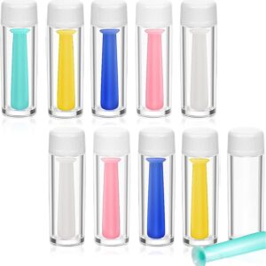Kontaktlinsen Einsetzhilfe 10 Stück Kontaktlinsensauger Einfaches Silikon für Harte und Weiche Linsen Kontaktlinsen Sauger Weiche Linsen Kontaktlinsen Sauger Harte Linsen mit Flasche