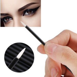 50 Stück Einweg-Eyeliner-Pinsel für Lidschatten, Augen, Make-up, Kosmetik, Pinsel-Set