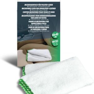 SONAX MicrofaserTuch für Polster+Leder (1 Stück) zur fusselfreien Fahrzeuginnenreinigung von Polster-, Textil- und Lederoberflächen | Art-Nr. 04168000
