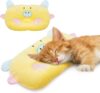 DENTRUN Kissen für Katzen Nackenkissen, Kissen für Katzen Waschbar, Hundekissen Kleine Hunde Plüschtier Katze Kuscheltier