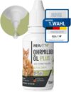 ReaVET Ohrmilbenöl Plus 25ml sofort wirksames Mittel für Katzen – gegen Ohrmilben mit Kamille für Katze, Sanfte Pflege bei Juckreiz im Ohr, Ohrentropfen Milben, Ohrenreiniger