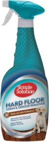 Simple Solution Hard Floor Pet Stain and Odour Remover | Dual Action Cleaner für versiegelte Hartholzböden 750ml