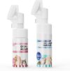 DDCAQIOUA Tierpfotenpflege-Schaum für Pudel und Katze, 150 ml, sowie Tiergeschirrspül-Schaum, 110 ml, speziell für Katzen, Hunde und Verschiedene andere Tiere entworfen.