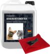 Tier-Geruchsentferner SET I Katzenurin & Hundeurin neutralisieren | Strenge Gerüche & Flecken aus Teppich, Sofa entfernen | Hergestellt in DE I 5 Liter