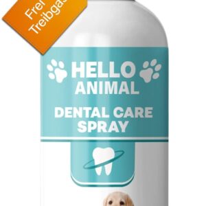 NEU: HelloAnimal® DENTAL SPRAY für Hunde und Katzen – Zahnsteinentferner auch für Zwischenräume – Zahnreinigung und Zahnpflege – Dentalspray für Mundgeruch