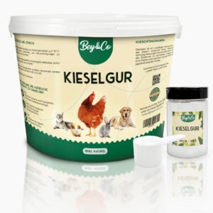 Bey&Co® Kieselgur-Pulver für Nutztiere und Haustiere I mehr Hygiene, weiße Kieselgur für Hühnerstall Garten Wohnung, Hühner Katzen Hunde (5 kg)