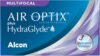Air Optix plus HydraGlyde Multifocal Monatslinsen weich | 3 Stück | BC 8.6 mm | DIA 14.2 mm | ADD MED | -04.00 Dioptrien