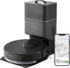roborock Q5 Pro+ Staubsauger Roboter mit Absaugstation, DuoRoller-Bürste, 5500Pa Saugkraft, 2,5L Staubbeutel, 180mL Wassertank, Wischroboter PreciSense-LiDAR-Navigation App/Alexa, Schwarz