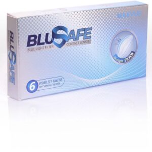 Maxvue Blusafe Monatslinsen Kontaktlinsen mit Blaulichtfilter & UV Schutz 6er Pack | Kontaktlinsen Monatslinsen, UV Kontaktlinsen, Kontaktlinsen mit Blaulichtfilter | Contact Lenses Dioptrie -5.00