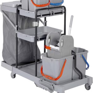 50% Recycling-Material BELLANET großer Profi Reinigungswagen für Hotel, Gastronomie und Gebäudereinigung