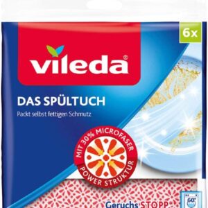 Vileda Spültuch 34×34 cm, 6er Pack