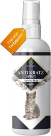 NEU: Enolenia® Anti Kratz Spray – Abwehrspray hochdosiert für Katzen und Hunde, Katzenabwehrspray für Innen und Außen – Katzenfernhaltespray & Abwehr