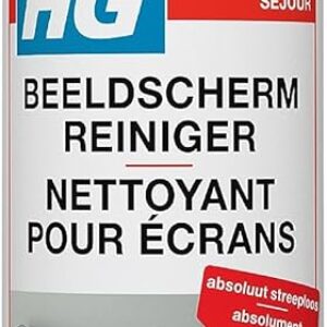 HG Displayreiniger 125 ml – sichere und streifenfreie Reinigung aller Bildschirmtypen – 3 Stück