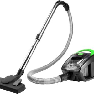 Monzana® Staubsauger Beutellos Tierhaare 900 Watt Zyklon 1,5L Staubbehälter Haushalt Bodenstaubsauger inkl. Zubehör Teppich Sauger HEPA Filter Grün