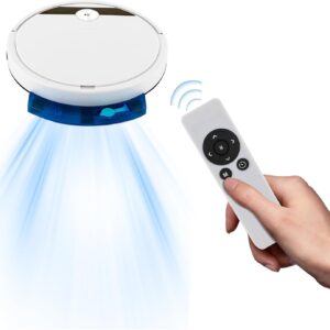 fennnds 3 in 1 Saugroboter mit Wischfunktion Weiß, Ultra Starke 1800Pa Saugkraft, Staubsauger Roboter Wischroboter mit APP Steuerung 90 min Laufzeit, ideal für Haare, Teppiche & Hartböden