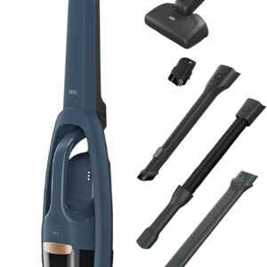 AEG QX7-1-I360 900402251, Akku-Staubsauger, denim blue, 2 mAh, 27 W, 0.3 liters, 79 Dezibel