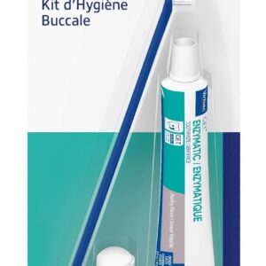 Virbac C.E.T. Mundhygiene-Set für Katzen und Hunde, 3-teiliges Set mit doppelseitiger Zahnbürste, Fingerbürste und Geflügelgeschmack, 75 ml Tube Zahnpasta, entfernt Plaque und Zahnstein