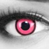 Funnylens 1 Paar farbige Cosplay Manga Crazy Fun Jahres Kontaktlinsen Rose Lunatic mit gratis Linsenbehälter. Perfekt zu Halloween, Karneval und Fastnacht.