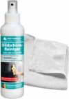 HOTREGA Bildschirmreiniger LCD/Plasma & TFT 250 ml Pumpsprühflasche SET + Microfasertuch 40 x 40 cm