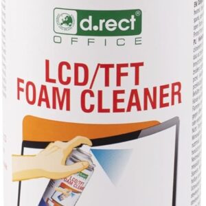 D.RECT Reinigungsschaum 400ml – Schaumreiniger, Display Reiniger, Bildschirmreiniger für Laptop, Tablet, Smartphones, LCD/TFT, LED, OLED – Screen Cleaner, Schaumreinigungsmittel