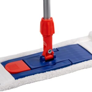 Sonty 1 Stück Wischmopp Set 40cm, Klapphalter Magnet, Mopstange Alu, Microfaser Mopp (1)