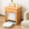Saugroboter Ständer Staubsauger Roboter Halter Hölzerne Roboter Vakuum Lagerung Nachttisch, Kleiner Sweep Roboter Versteckter Schrank/ Endtisch Für Garage, Keller, Wohnzimmer, Schlafzimmer, Home Offic
