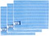 Das blaue Wunder Brillant Reinigungstuch 3er Set BLAU 40x50cm I Putztücher mit Bambusfasern I Streifen- und fusselfrei I Fenstertuch I saugstark