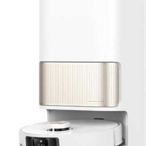 DREAME L40 Ultra Saugroboter mit Wischfunktion und Hebarem Wischmopp, ausziehbarer und anhebbarer Seitenbürste, 11.000 Pa Saugleistung, 65 °C Selbstreinigung von Mopp und Waschbrett